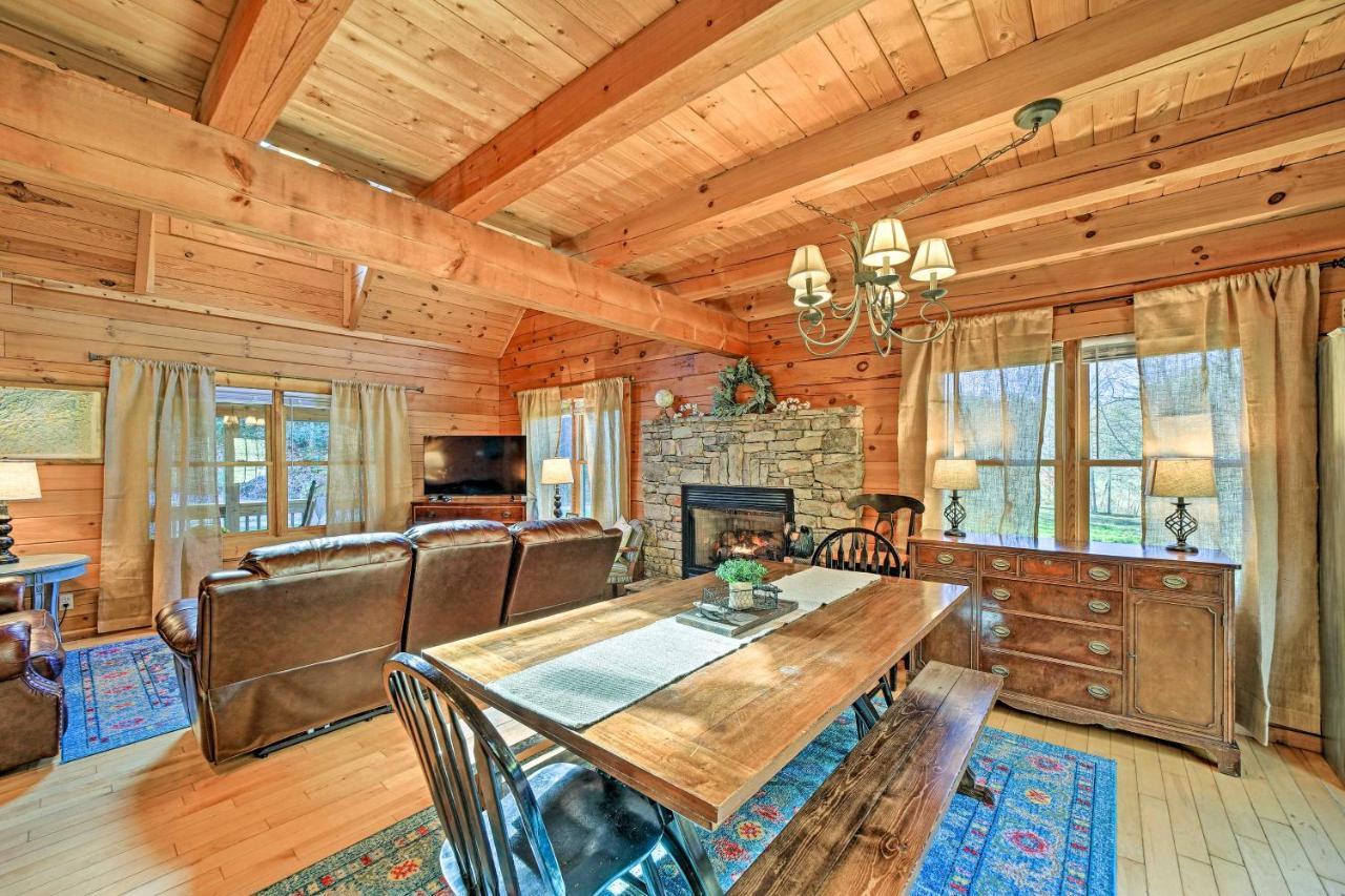 Creekside Bryson City Cabin With Private Hot Tub Luaran gambar