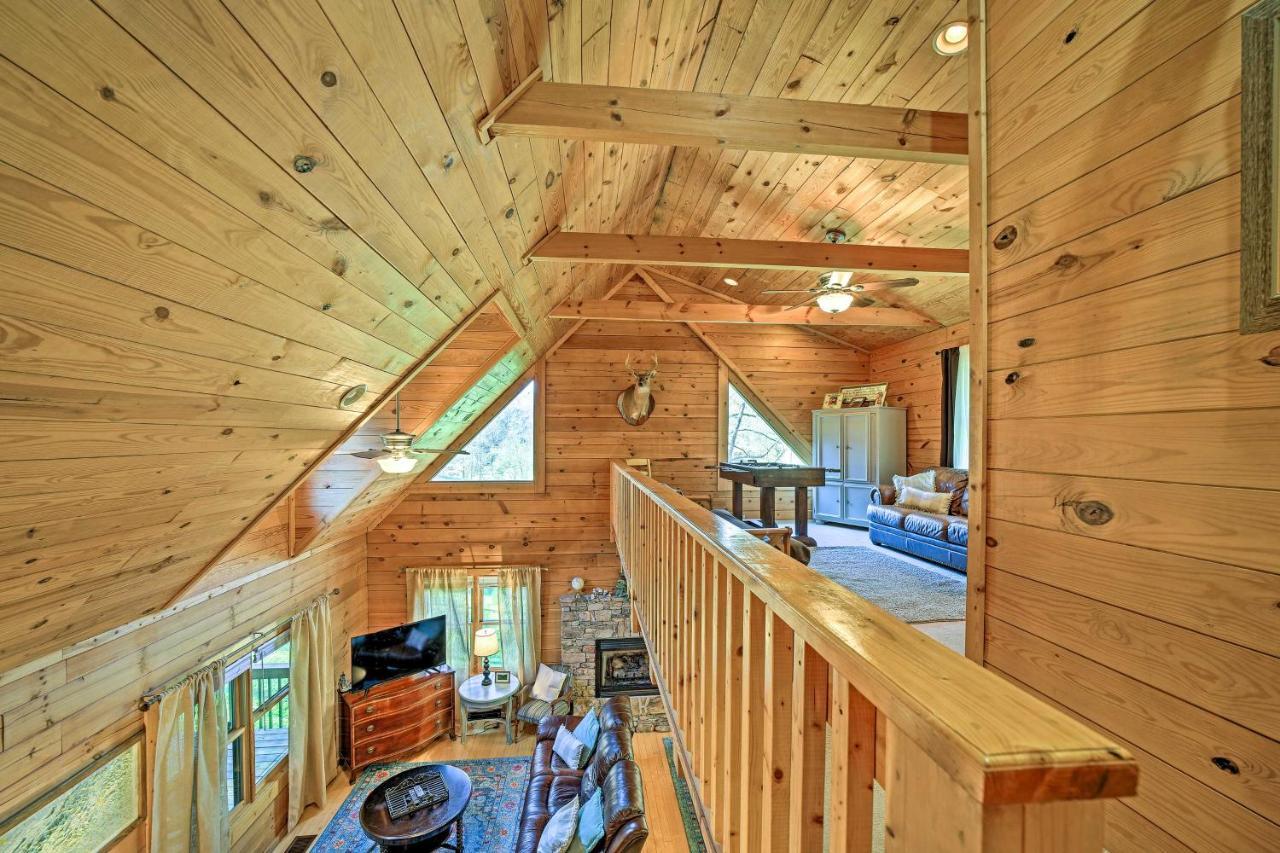 Creekside Bryson City Cabin With Private Hot Tub Luaran gambar