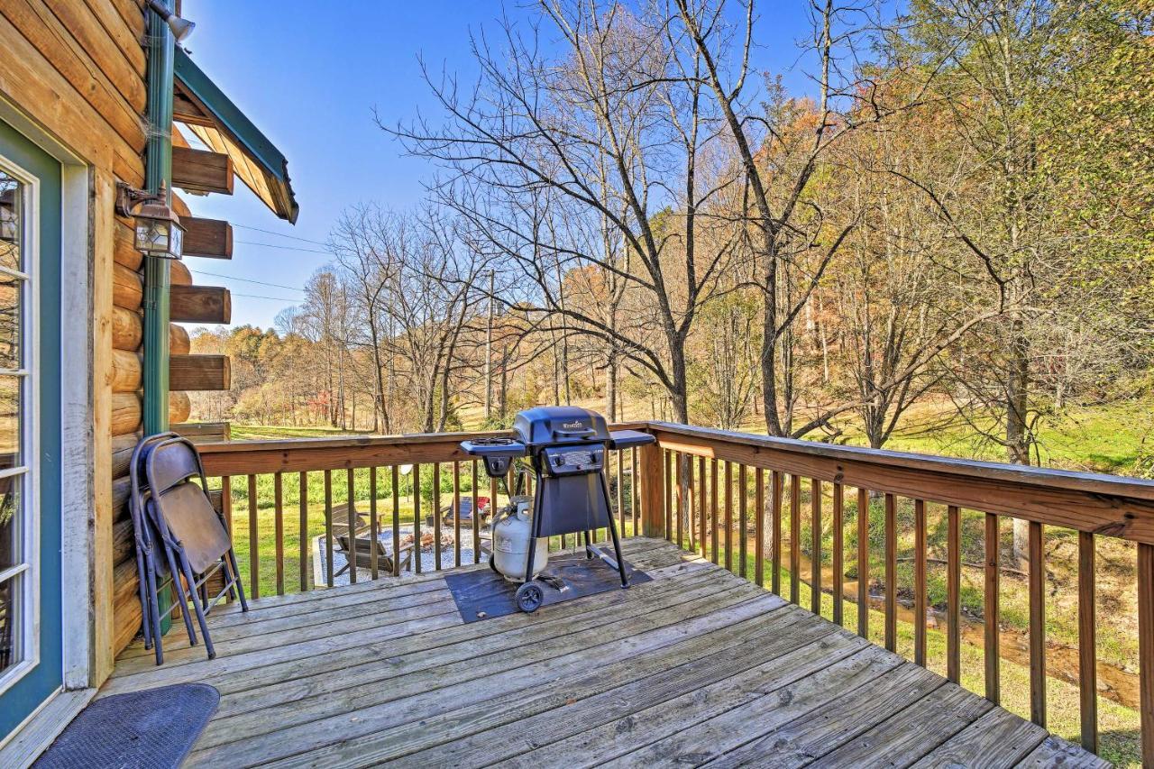 Creekside Bryson City Cabin With Private Hot Tub Luaran gambar