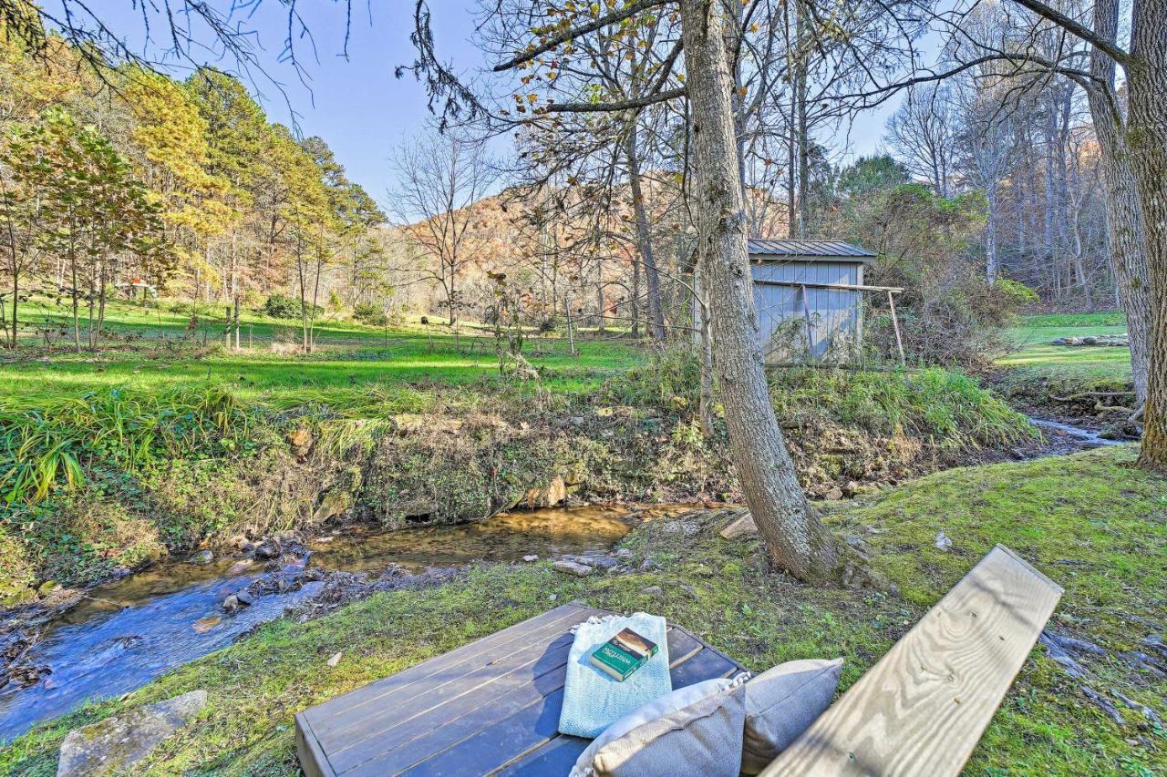Creekside Bryson City Cabin With Private Hot Tub Luaran gambar
