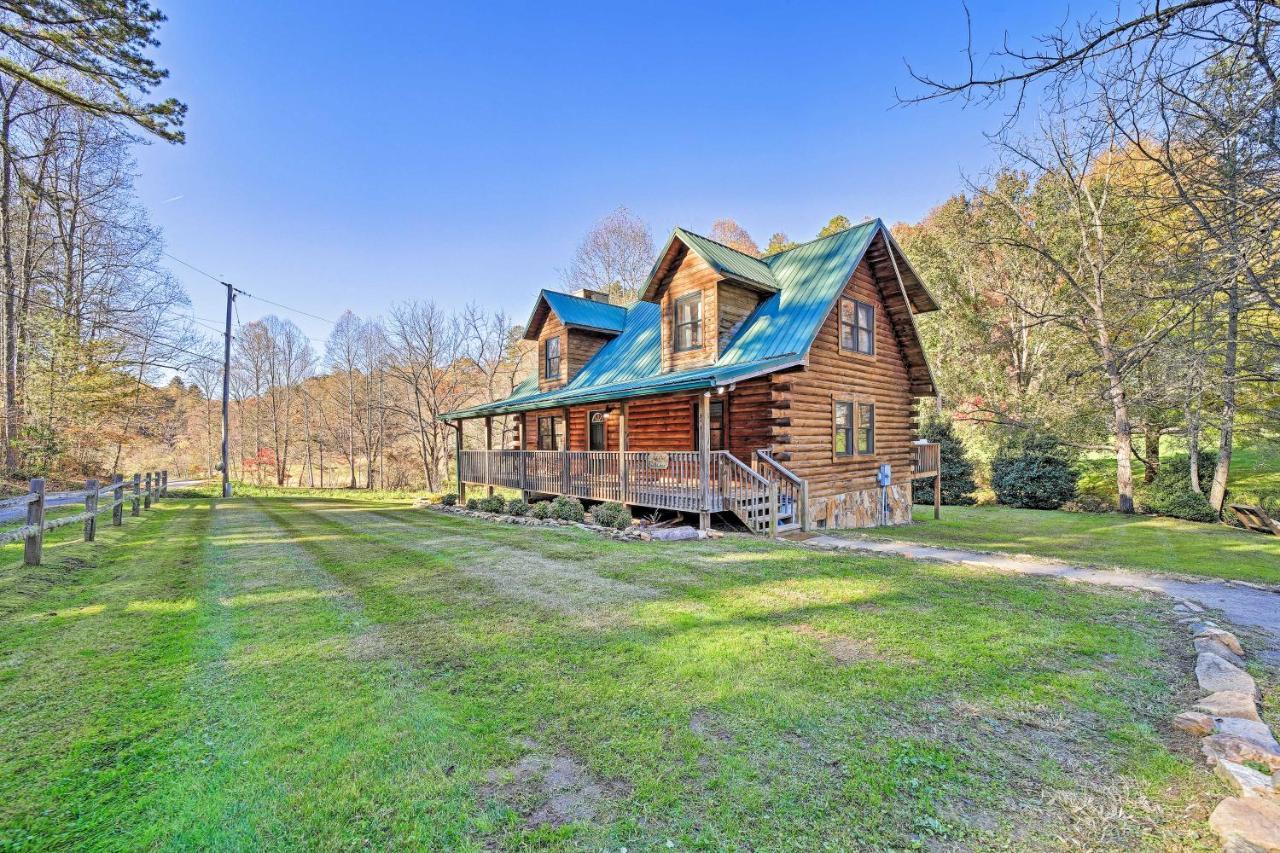 Creekside Bryson City Cabin With Private Hot Tub Luaran gambar